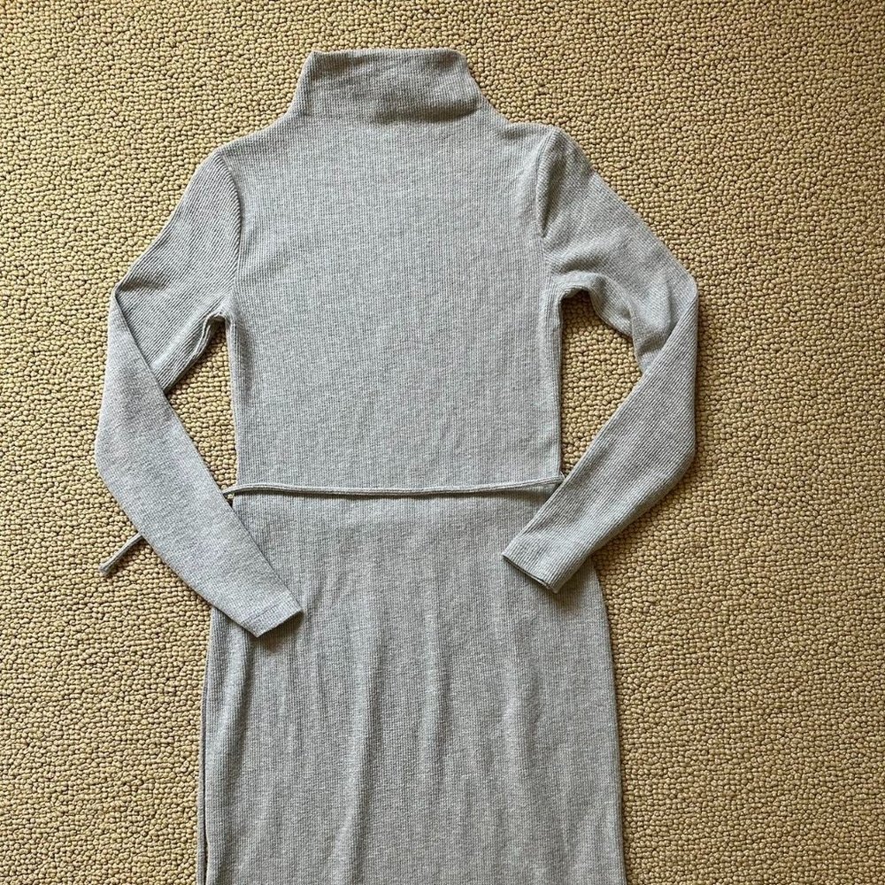 A New Day Midi Length Waffle Print